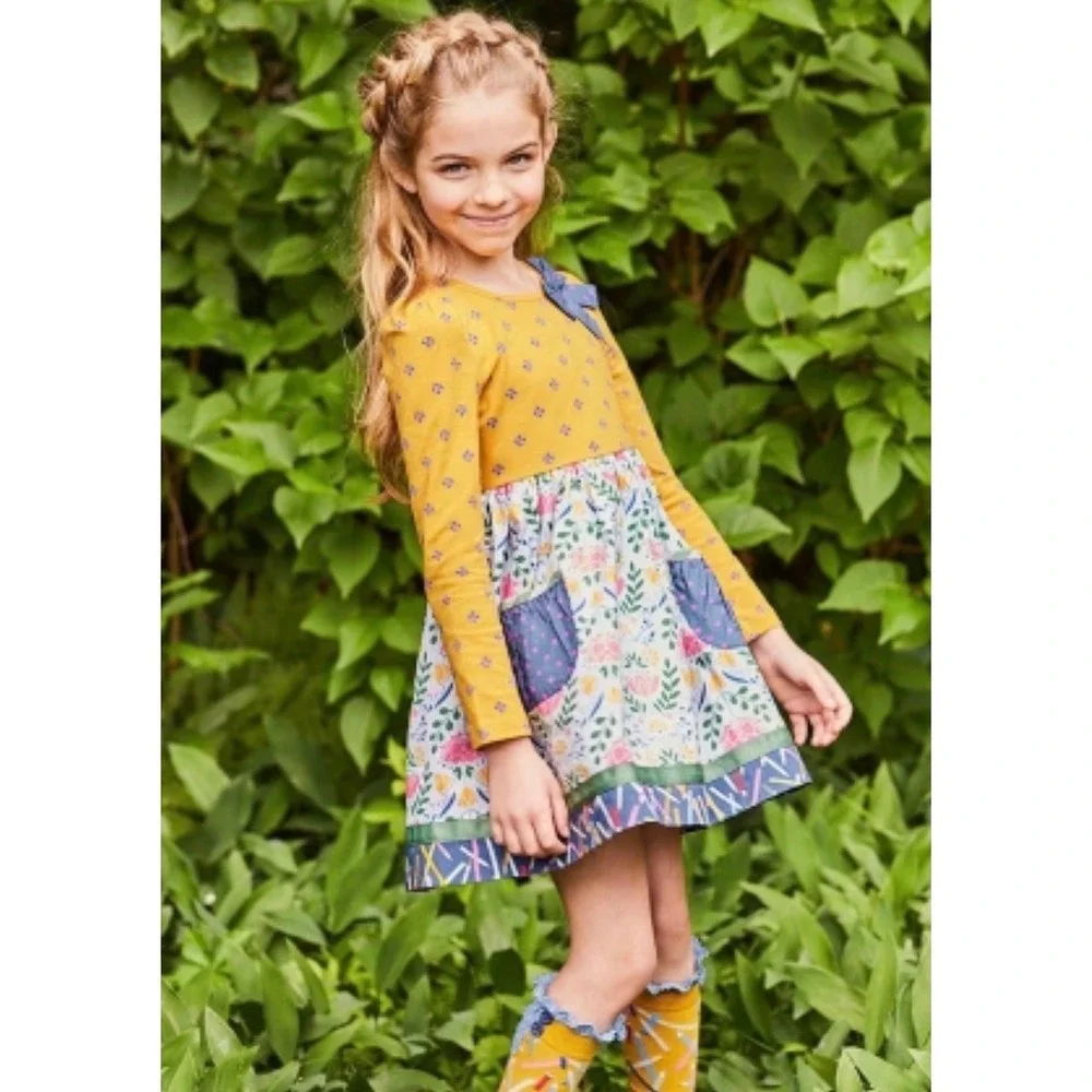 Matilda Jane Choose your own path Gold Star Dress size 4